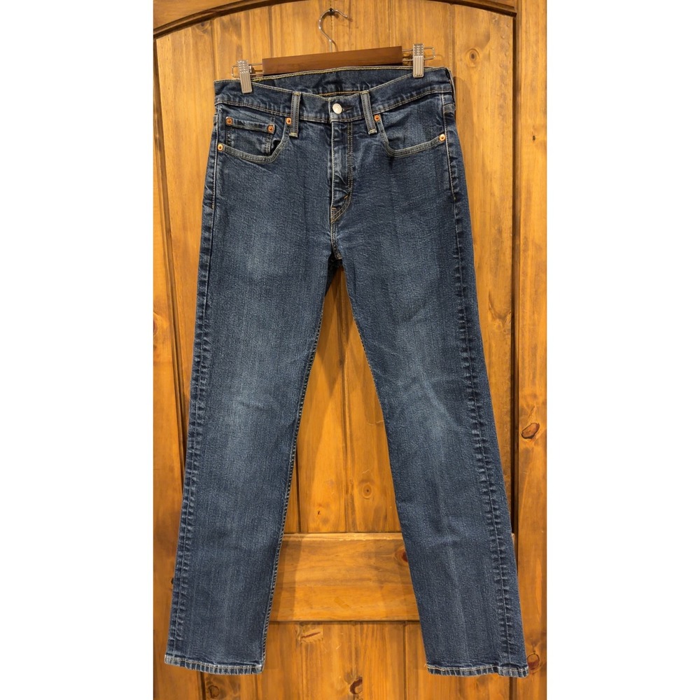 Levis 514 Straight Fit Jeans Mens 32x32 Blue Excellent Denim Classic Casual
